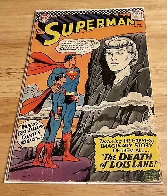 Vintage DC Comics Superman #194 Silver Age 1967 Bag & Boarded • $7.99