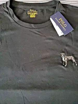 Nwt Mens Ralph Lauren Polo Pitbull Xl T-shirt~polo Pitbull-black • $49.95