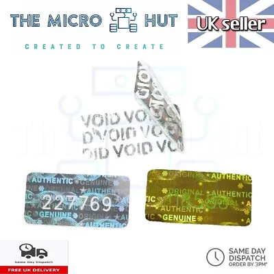 Warranty Labels Void Stickers Serial Number Security Seal Asset Tamper Proof  • £9.95