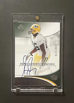 Greg Jennings 2006 SP Authentic Rookie Signatures #201 Auto 1100/1175 Packers • $14.49