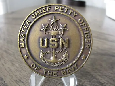 USN MCPON Master Chief Petty Officer Of The Navy Challenge Coin #149T • $95.99