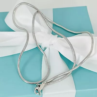 18  Tiffany & Co Snake Chain Necklace In Sterling Silver Mens Unisex • $269