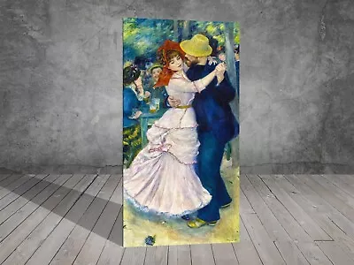 Auguste Renoir Dance At Bougival FRAMED CANVAS PAINTING ART PRINT WALL 1268 • £40.05