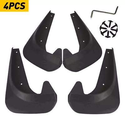 Universal Car Front Rear Mud Flaps Splash Guard Fenders Mudguards W/ Hardware EV • $23.74