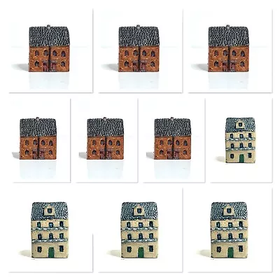 3mm Wargame Terrain - Pack Of 10 X 3mm Buildings - Wargame Scenery • £6