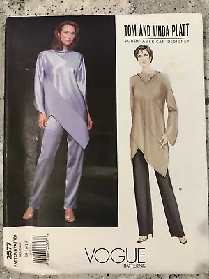 Vogue Pattern 2577 Tom & Linda Platt American Designer Size 14-16-18 Cut Out • $5.99