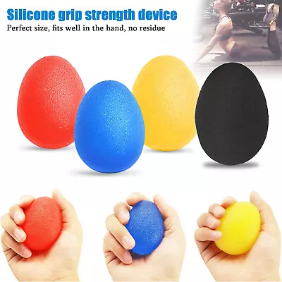 Hand Exercise Stress Relief Balls Hand Grip Strengthener Finger ExerciseTherapy • £6.12