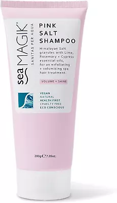 Sea Magik Natural Shampoo - SLS Free Exfoliating And Volumising With Pink Salt • £18.51