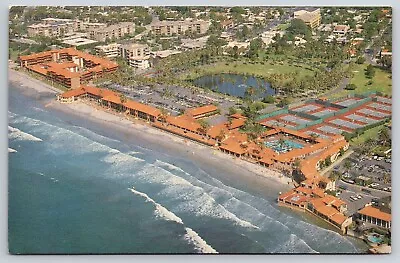 La Jolla Beach & Tennis Club California CA Aerial View Vintage Postcard A11 • $4.95