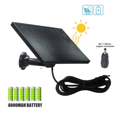 £28.33 • Buy Solar Panel Charger Hunting Trail Camera 4000mah Battery Kit DC 6V/4W Waterproof