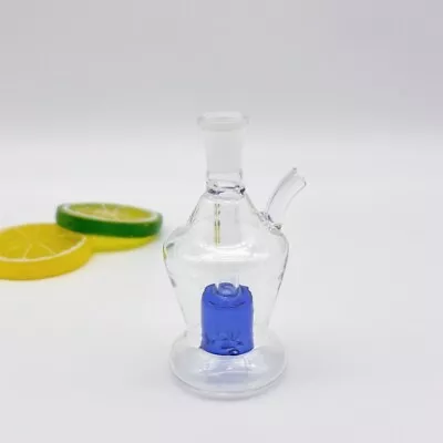 New MINI Glass Bubbler Pyrex Smoking Bong Water Pipe Portable Hookah W/10mm Bowl • $10.35