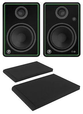 2) Mackie CR5-XBT 5  80w Bluetooth Reference Multimedia Studio Monitors Speakers • $199.99