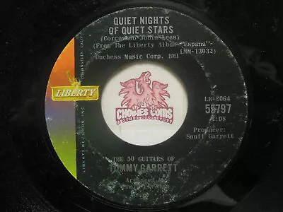 Tommy Garrett – Quiet Nights Of Quiet Stars / La Violetera 45 RPM VG (9B) • $9.95