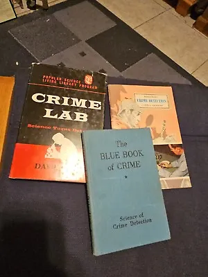 3-Book Lot: Vintage Forensics & Criminal Investigation Books  • $28