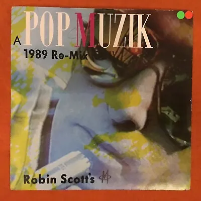 M -Pop Muzik- 2 Versions 1989 & 1979 Versions- Freestyle Record 7” 1989 • £3.50