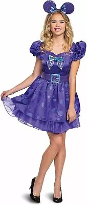 Licensed Disney Minnie Mouse Potion Purple Dress Adult Women Costume LARGE 12-14 • $27.95