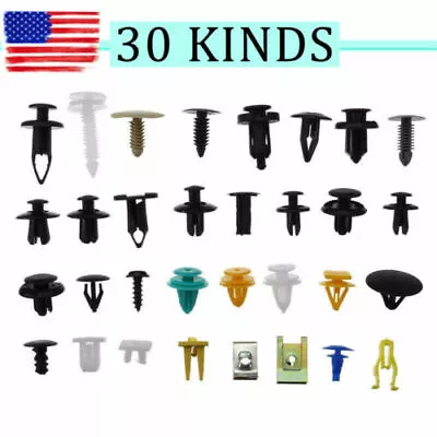 501Pcs Mixed Auto Car Fastener Clip Bumper Fender Trim Plastic Rivet Auto Clips • $19.95