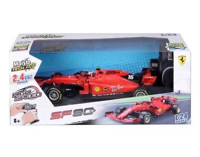 2.4Ghz Radio Control 1/24 F1 Ferrari SF90 2019 #16 Charles Leclerc RC Car RTR  • $80.49