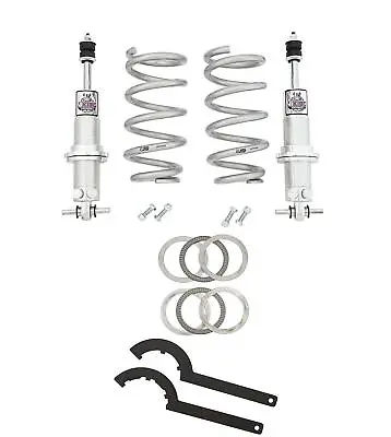 Viking 64-67 Chevelle Front Coilover Kit Double Adjustable Shock & Spring 450 • $704.92