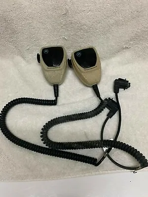 Lot Of 2 MOTOROLA HMN1080A STANDARD PALM RADIO MICROPHONES • $30