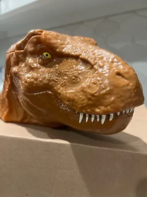 JURASSIC WORLD Fallen Kingdom T-REX DINOSAUR HeaD PopcorN BuckeT CollectiblE • $14.99