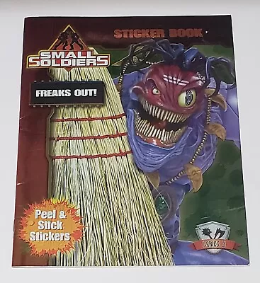 Rare Vintage Small Soliders Freaks Out Coloring & Sticker Book 1998 • $12.99