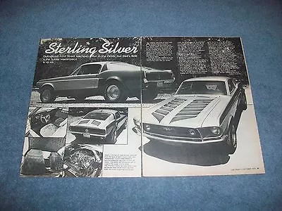 1967 Mustang Fastback Vintage Custom Street Machine Article  Sterling Silver  • £9.63