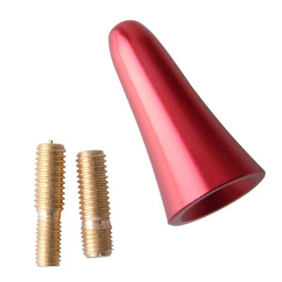 $6.98 • Buy Red Car Auto Antenna Aluminum Radio BC/FM Antena Kit Universal + Screw Kit