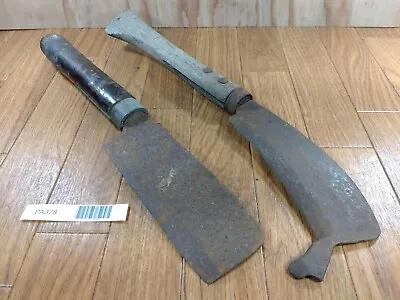 BROKEN DAMAGED Japanese Vintage Carpentry Tool NATA AXE ONO Hatchet SET PA378 • $78.71