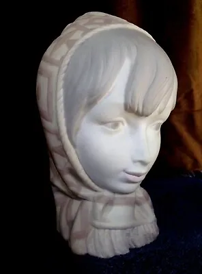 RARE LLADRO Girl's Head Bust 1968 Rosal Llardo • $129.99