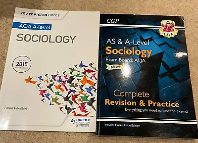 Aqa A Level Sociology Revision Guides Bundle As Good As New • £15