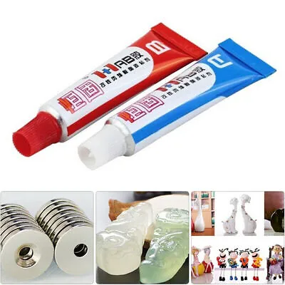 2Pcs Epoxy Resin Adhesive AB Glue For Glass Metal Component Adhesive Instantly • $2.12