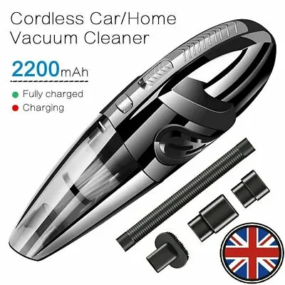 Vacuum Hand Cordless Cleaner Lithium Black Decker Portable Car Held Office SEAS • £17.29