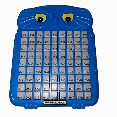 Vintage Magic Math Multiplication Touch N' Learn Toy Randtoy Blue Owl 1993 • $19.96