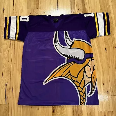 Throwback Stars Minnesota Vikings #10 Tarkenton Jersey Sz XL Purple Made In USA • $37.48