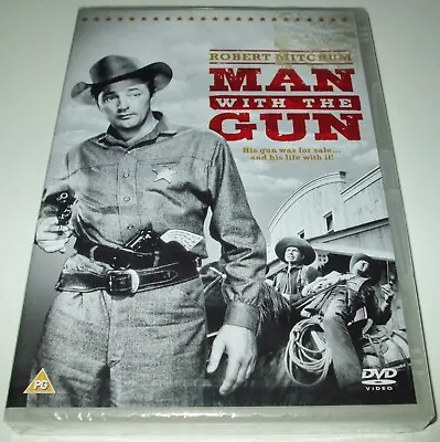 Man With The Gun DVD Classic 1955 Robert Mitchum Cowboy Western Film/Movie UK R2 • £9.99
