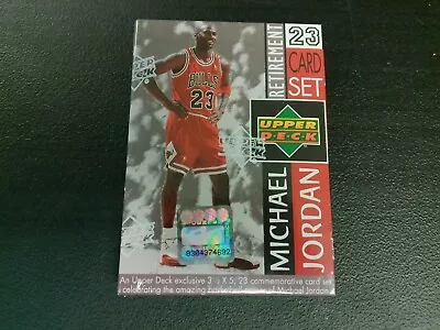 Michael Jordan 23 Card Factory Sealed Retirement Basketball Card Set 1999 UD • $39.95