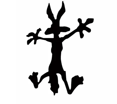 Wile E Coyote Roadrunner Cartoon Vinyl Decal - For Car Window Body Panel Truck • £7.50