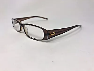 DOLCE & GABBANA D&G4126 K34 Eyeglasses Frame Italy 50-16-140 Brown Crystal T989 • $33