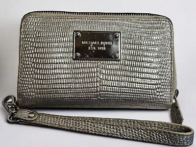 Michael Kors Wristlet-Silver In Color (Pre-owned Wallet) • $15