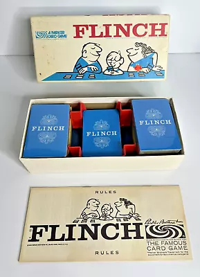 Vintage Parker Brothers Flinch 1963 Famous Card Game 2 Sealed Card Decks NOS • $19.98