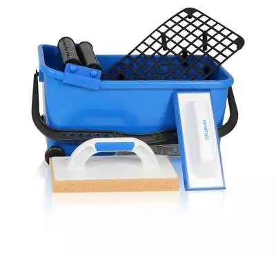 Wash Boy Set Tile Cleaning Set Bucket With Floor Grate Float Glazing Kit (9901) • £42.99