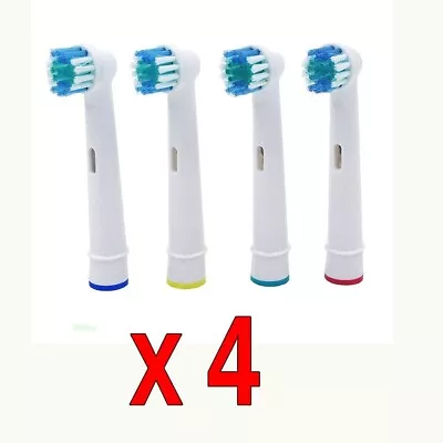 Toothbrush Heads Replacement Brush For Electric Oral-B Braun Compatible 4 PACK • $28.80