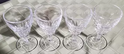 Set Of 4 Vintage Federal Glass Company Apéritif / Cordial / Sherry Glasses - 4  • $19.99