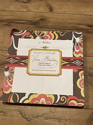 New Vera Bradley Note-able Mouse Pad 50 Sheet Pad ~ BRAND NEW • $12.99