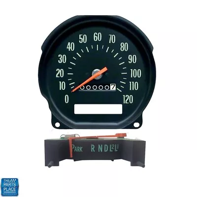 70 Chevelle Monte Carlo Speedometer Round Gauges & Column Shift W/ Green Numbers • $219.99