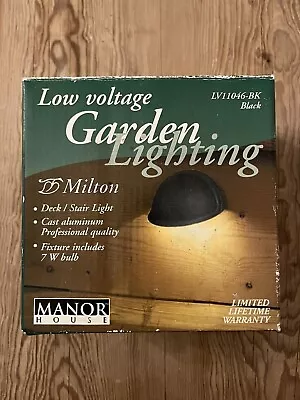 Manor House  Milton  Low Voltage Deck / Stair Aluminum Landscape Light (NOS) • $19