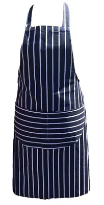 £5.49 • Buy Blue & White - Professional Quality Chef / Cooks / Butchers / Bistro / BBQ Apron