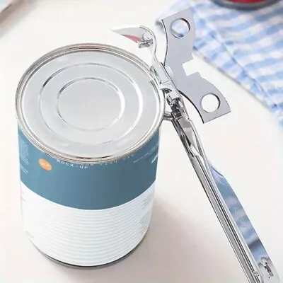 Manual Can Opener Stainless Steel Can Piercer Tin Opener  Restaurant • £4.09