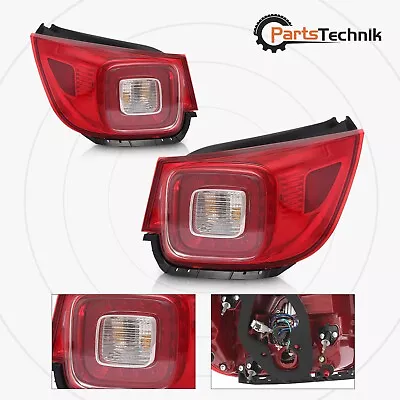 For 2013-2015 Chevy Malibu LTZ 16 Limited LED Chrome Red Tail Lights Outer Pair • $236.84